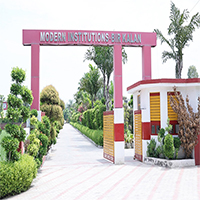 Modern College landmark and academic block